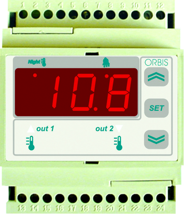 SCD206A1/AR665 REG.DIN4M 2REL  2XPTC 12-24V