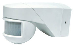 MULTIMAT Rivelatore di movimento da parete o soffitto,rilevamento: angolo 200°,frontali 12m e laterali 8m, 230V - ORB OB134212