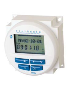 MODUL LOG Interruttore Orario Digitale a pannello,giornaliero/settimanale,1 contatto, 230V - ORB OB176012