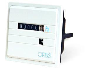 CONTA 230 Contaore , montaggio da retroquadro, numeratore elettromeccanico non azzerabile, IP65, 230V AC - ORB OB180800