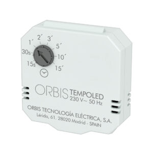 TEMPOLED Automatico Luci Elettronico, retrofrutto, riarmabile, 230V - ORB OB200007