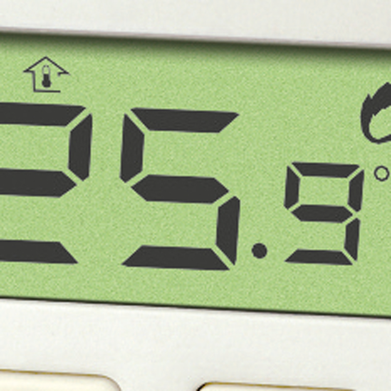 NEO ML BIANCO TERMOSTATI DIGITALI DA PARETE visual data 3