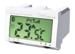 BIKO APP BIANCO Cronotermostato Digitale Da Incasso bluetooth, programmazione giornaliera/settimanale, Alim. 2 batterie 1,5V - ORB OB325800