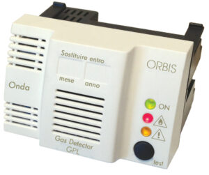 ONDA GPL Rivelatori Gas Da Incasso , con sensore tipo catalitico, relè in scambio, 230V - ORB OB510100