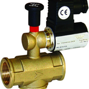 ELETTROVALVOLA 3/4" 230V, NA a riarmo manuale, corpo: OTTONE, attacco 3/4" DN20 - ORB OB516034