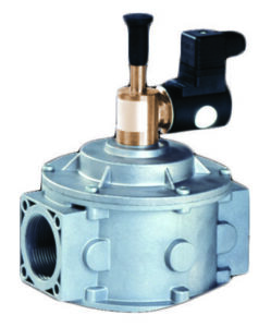 ELETTROVALVOLA 1 1/2" 230V, NC a riarmo manuale, corpo: ALLUMINIO, attacco 1 1/2" DN40 - ORB OB516522