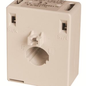 AT20 75/5A TRASFORMATORE Amperometrico , dimensioni barra inseribile 20mm x 5mm, diametro cavo inseribile 16mm, fissaggio tramiste staffa/ barra DIN - ORB OB526320