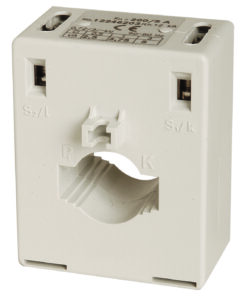AT30 150/5A TRASFORMATORE Amperometrico , dimensioni barra inseribile 30mm x 10m, diametro cavo inseribile 22mm, fissaggio tramiste staffa/ barra DIN - ORB OB526440