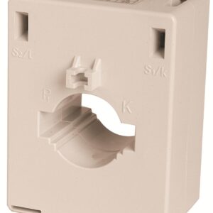 AT40 150/5A TRASFORMATORE Amperometrico , dimensioni barra inseribile 40mm x 10m, diametro cavo inseribile 30mm, fissaggio tramiste staffa/ barra DIN - ORB OB526680