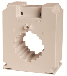 AT60 1000/5A TRASFORMATORE Amperometrico , dimensioni barra inseribile 60mm x 10m, diametro cavo inseribile 51mm, fissaggio tramiste staffa/ barra DIN - ORB OB526960