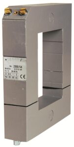 AT100P 500/5A TRASFORMATORE Amperometrico Apribile , dimensioni barra inseribile 100mm x 80m, diametro cavo inseribile 80mm, fissaggio tramiste staffa - ORB OB527840