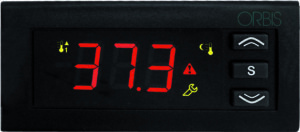 SCL210L-A7010ZP REGOLATORE DIGITALE UMIDITà e PRESSIONE da RETROQUADRO 32x74, IN: 1 da 4-20mA, OUT: 1 relè, campo lavoro %RH o bar,12-24 V AC/DC - ORB OB531080