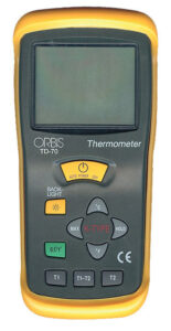 TD70 TERMOMETRO DIGITALE a 2 sonde (termocoppia tipo K) - ORB OB537120
