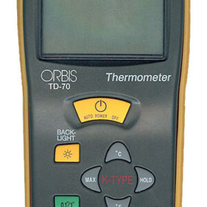 TD70 TERMOMETRO DIGITALE a 2 sonde (termocoppia tipo K) - ORB OB537120