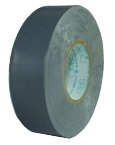 GR2525-15 GRIGIO Nastro Isolante , Spessore 0,15 mm , dimensioni :25 mm x 25 mt confezione 96 pz. (96 PEZZI) - ORB OB550222