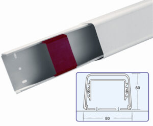 CB659 Canalina 90x65 mm ,lunghezza 2 m (16 METRI) - ORB OB572004