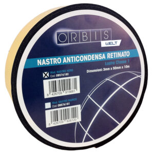NASTRO ANTICONDENSA NERO lunghezza 10m, spessore 3mm, larghezza 50mm - ORB OB576180
