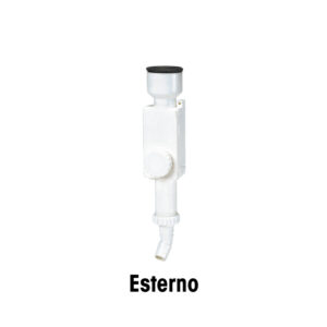 SIFE 5 / 20, Versione da esterno in polipropilene bianco con asole di fissaggio parete,finestra d'ispezione, ingresso ø 20mm e uscita ø 16 mm - ORB OB580520