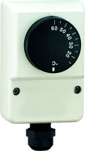 TS 9510 Termostato Scatolato , dispositivo interno : termoregolatore a capillare,campo regolazione 0 - 90 °C, IP40 - ORB OB581175