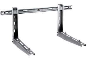 MAX 160/520 LIV, staffa supporto PREMONTATA per unità esterne, con BARRA per regolazione e livella, portata massima a coppia 160kg - ORB OB581447