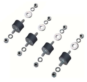 AVP 3020 kit di 4 supporti antivibranti, passante, altezza 20mm, portata MAX 42kg ognuno - ORB OB581470