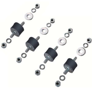 AVP 3020 kit di 4 supporti antivibranti, passante, altezza 20mm, portata MAX 42kg ognuno - ORB OB581470