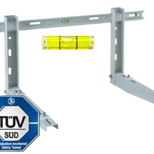 MEP 200/600 LIV, staffa supporto PREMONTATA per unità esterne, certificata TUV,con BARRA per regolazione e livella, portata massima a coppia 200kg - ORB OB582550