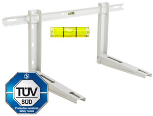 MB 100/420 LIV, staffa supporto NON PREMONTATA per unità esterne, certificata TUV,con BARRA per regolazione e livella, portata massima a coppia 100kg - ORB OB588020