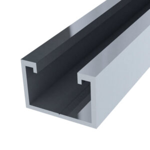 EASY Profilo in ALLUMINIO per sostegno moduli Fotovoltaici, senza guida, lunghezza 3.4m (2 PEZZI) - ORB OB620000