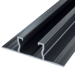 EASY WING Profilo in ALLUMINIO per sostegno moduli Fotovoltaici, con ali laterali per fissaggio su grecata, lunghezza 3.4m (2 PEZZI) - ORB OB620017