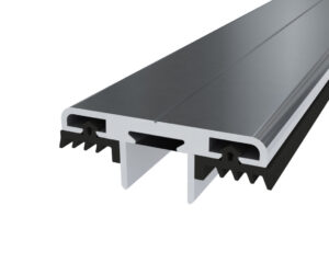 EASY CLAMP CP Profilo di COPERTURA in ALLUMINIO per fissaggio su pensilina, con guarnizioni per impermeabilizzazione, lunghezza 5.1m (2 PEZZI) - ORB OB620046