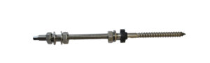 V32 Vite DOPPIO FILETTO per applicazioni su superfici in legno, lunghezza 250mm, filetto M12 (24 PEZZI) - ORB OB620215