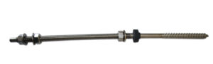 V34 Vite DOPPIO FILETTO per applicazioni su superfici in legno, lunghezza 250mm, filetto M12 (24 PEZZI) - ORB OB620216