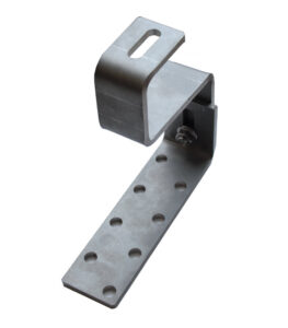 SS-DC Staffa in ACCIAIO AISI 304 per tegole DOPPIO COPPO, spessore 6mm (2 PEZZI) - ORB OB620277