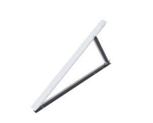 STG-2835 Triangolo GRANDE (PREMONTATO) in ALLUMINIO per inclinazione moduli, regolazioni: 28°-30°-33°-35°, disposizione moduli:VERTICALE (2 PEZZI) - ORB OB620300