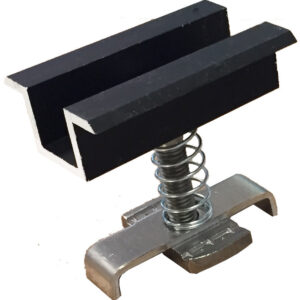 MPC-P40NE Morsetto CENTRALE PREASSEMBLATO fissaggio moduli, colore NERO, spessori moduli ammessi 39mm-43mm (5 PEZZI) - ORB OB621310