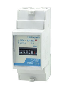 CONTAX 3221 SO Contatore Monofase Di Energia Attiva, 2 Moduli , 32A, inserzione diretta, display elettromeccanico,lampeggio LED 0,5Wh/imp - ORB OB703099