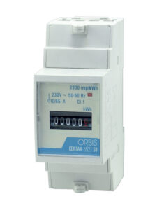 CONTAX 6521 SO Contatore Monofase Di Energia Attiva, 2 Moduli , 65A, inserzione diretta, display elettromeccanico,lampeggio LED 1Wh/imp - ORB OB707000