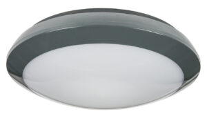 PLADILED 80 2N Colore ANTRACITE doppio livello illuminazione con rivelatore di movimento, rilevamento: angolo 360°, diametro 16m ad altezza 2.5m , 230V - ORBIS OB136712N