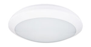 PLADILED 80 2N Colore BIANCO doppio livello illuminazione con rivelatore di movimento, rilevamento: angolo 360°, diametro 16m ad altezza 2.5m , 230V - ORBIS OB136712