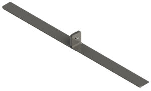 PZAV315 Kit 2 staffe supporto zavorre per triangoli comprese di viteria, lunghezza 315mm - ORBIS OB620995