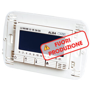 ALBA Cronotermostato da incasso a batteria - ORBIS OB322000