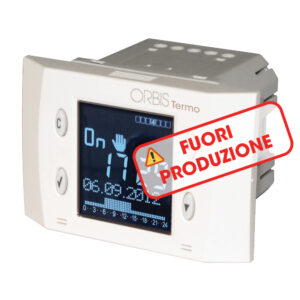 DECO TERMO Termostati digitali da incasso, funzione riscaldamento/condizionamento, due livelli impostabili, 230V - ORBIS OB350420