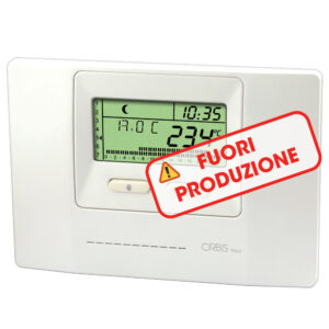NEO Termostato digitale da parete, funzionamento riscaldamento/condizionamento, Alim. 2 batterie 1.5V - ORBIS OB320000