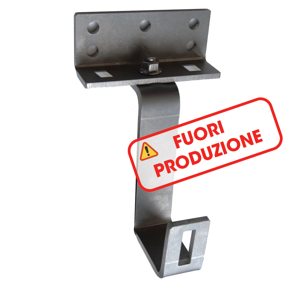 Gancio In Acciaio Zincato Con Piastra - 50mm, Spessore 8mm, Per Catene E Carichi - Foto 4