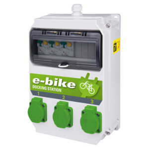 ANIF4 EBIKE DS wall box con 3 prese per e-bike - ORBIS OB980005