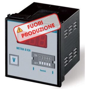 METRA Q-V/A AC Strumento multifunzione, retroquadro, portata 600 V AC - TA x/5A AC - ORBIS OB520002