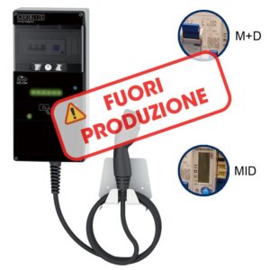 VIARIS COMBI CT2PE37 MONOFASE 3.7 kW 16A, 1 CAVO e CONNETTORE TIPO 2 , Protezione Magnetotermica/Diffrenziale, Contatore MID - ORBIS OBC1A30111