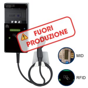 VIARIS COMBI CT2EF11 TRIFASE 11 kW 3x16A, 1 CAVO e CONNETTORE TIPO 2 , Contatore MID, Lettore carte RFID - ORBIS OBC6A00312