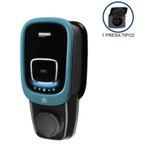 VIARIS UNI BT274 MONOFASE 7.4 kW 32A, 1 PRESA TIPO 2, lettore carte RFID - ORBIS OB94U2C0HA1